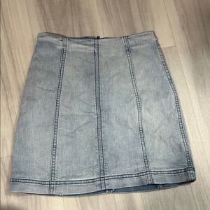 Free People Denim Mini Skirt